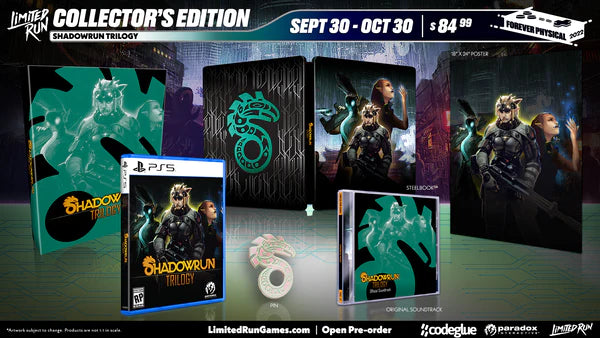 PS5 LIMITED RUN #38: SHADOWRUN TRILOGY COLLECTOR'S EDITION – Cybertron  Video Games